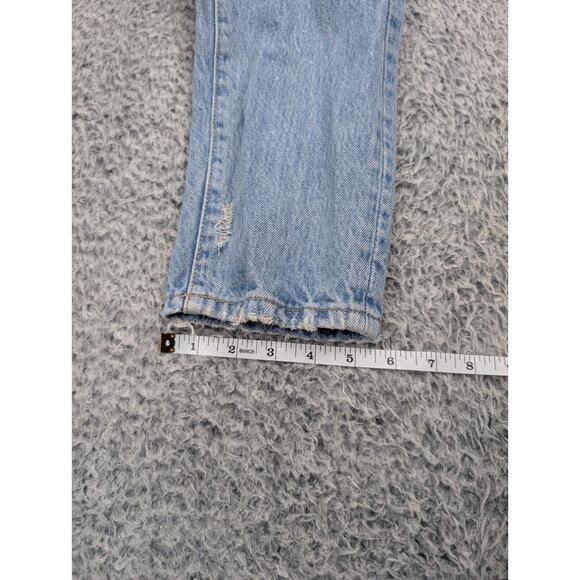 BDG Jeans Women 25 Blue Normcore Toothpick High Rise Casual Distressed Y2K Denim - Picture 9 of 10